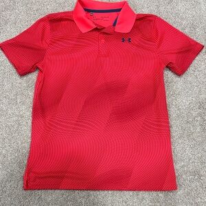 Under Armour Red Kids Polo Shirt